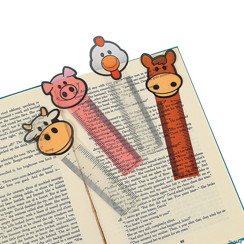 Deals ๐ Farm Animal Ruler Bookmarks - 24 Pc. โจ 2 Deals ๐ Farm Animal Ruler Bookmarks - 24 Pc. โจ - Image 2