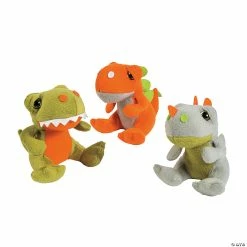 Flash Sale 🥰 Sitting Stuffed Dinosaurs - 12 Pc. 😉 -Animal toys Shop 13682236
