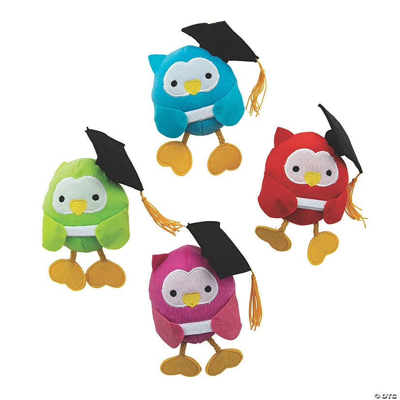 Cheapest ๐ Graduation Stuffed Owls - 12 Pc. ๐ 2 Cheapest ๐ Graduation Stuffed Owls - 12 Pc. ๐ - Image 2