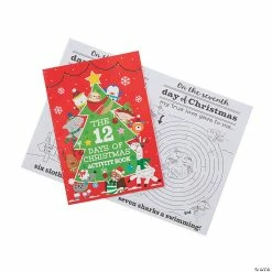 Promo 🥰 12 Days of ❄ Christmas Activity Books - 24 Pc. 🤩 3 Promo 🥰 12 Days of ❄ Christmas Activity Books - 24 Pc. 🤩 -Animal toys Shop 13910523