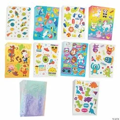 Top 10 😉 Bulk Sticker Sheet Assortment - 240 Pc. 🛒 3 Top 10 😉 Bulk Sticker Sheet Assortment - 240 Pc. 🛒 -Animal toys Shop 13959983
