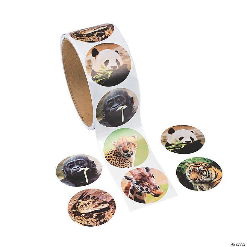 Deals ⌛ Realistic Zoo Animal Sticker Roll - 100 Pc. ✔️ 2 Deals ⌛ Realistic Zoo Animal Sticker Roll - 100 Pc. ✔️ - Image 2
