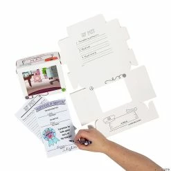 Brand new 👍 Color Your Own Desk Pet Home Habitat with Adoption Certificates - 12 Pc. 🛒