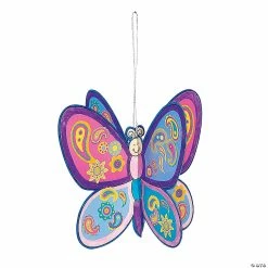 Best reviews of ✨ DIY 3D Butterfly Ornaments with Stickers - 12 Pc. ❤️