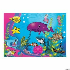 Coupon 🤩 DIY Aquarium Sticker Scenes - 12 Pc. 😀