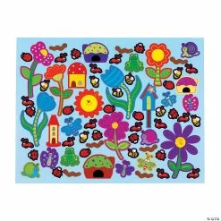 Cheapest 🎁 DIY Flower Garden Sticker Scenes - 12 Pc. ⭐ -Animal toys Shop diy flower garden sticker scenes 12 pc 57 9239b a02