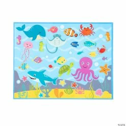 Brand new 🔔 DIY Under the Sea! Sticker Scenes - 12 Pc. ⭐