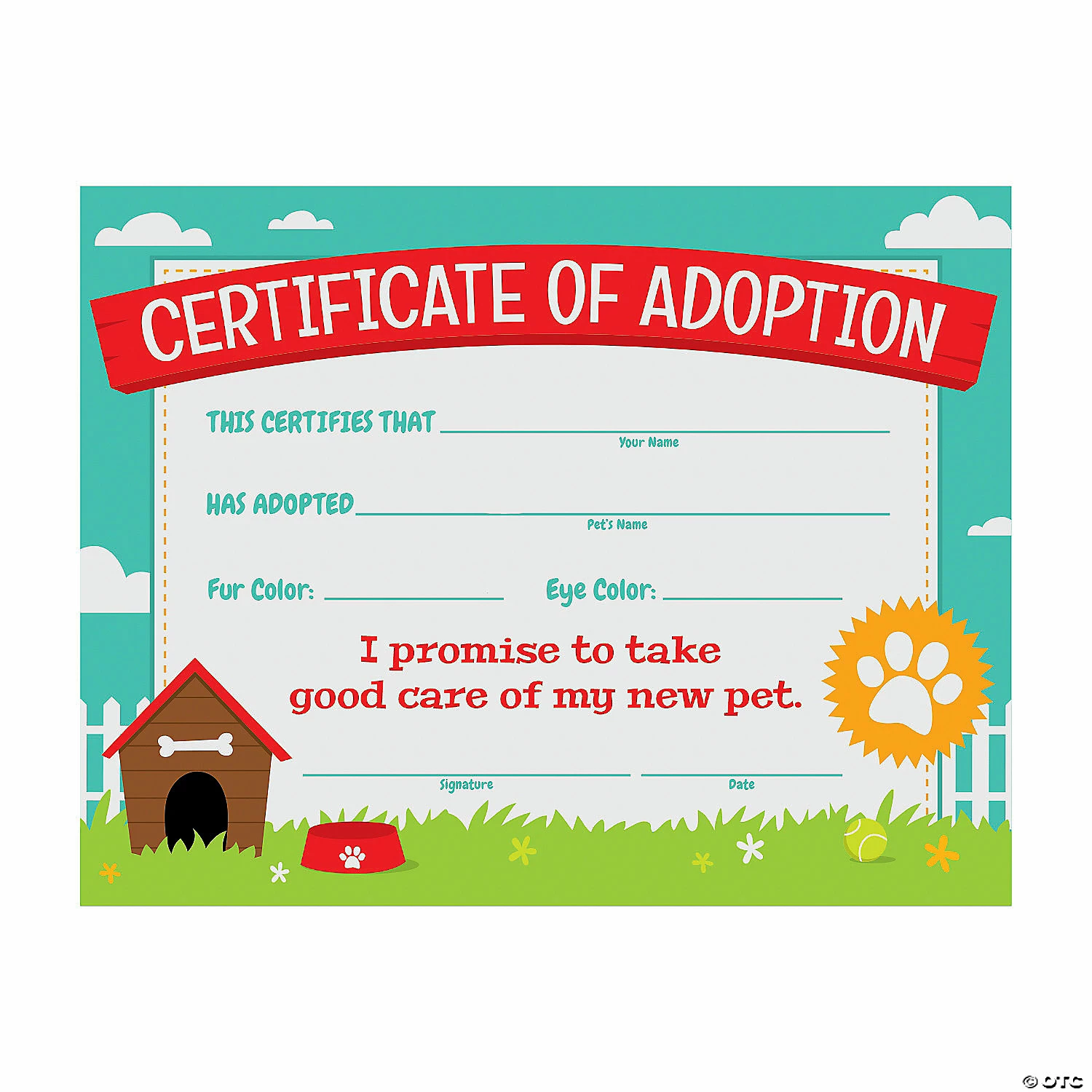 Flash Sale ๐ Dog Party Adoption Certificates ๐ 1 Flash Sale ๐ Dog Party Adoption Certificates ๐