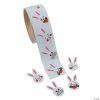 Buy ⭐ Emoji Bunny Face Sticker Roll - 100 Pc. 🎁