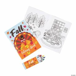 Coupon ❤️ Fall Coloring Books with Crayons - 12 Pc. ❤️