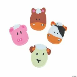 Best Sale 😀 Farm Animal Erasers - 24 Pc. ✨