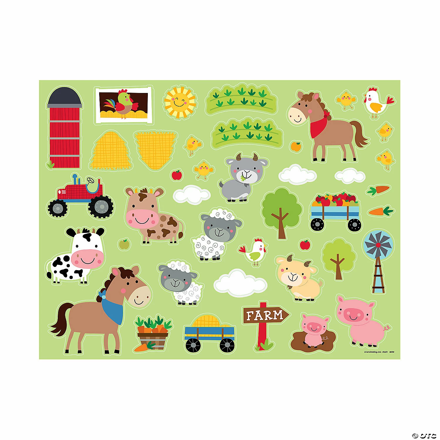 Best Pirce ๐ Farm Sticker Scenes - 12 Pc. ๐ 3 Best Pirce ๐ Farm Sticker Scenes - 12 Pc. ๐ - Image 3