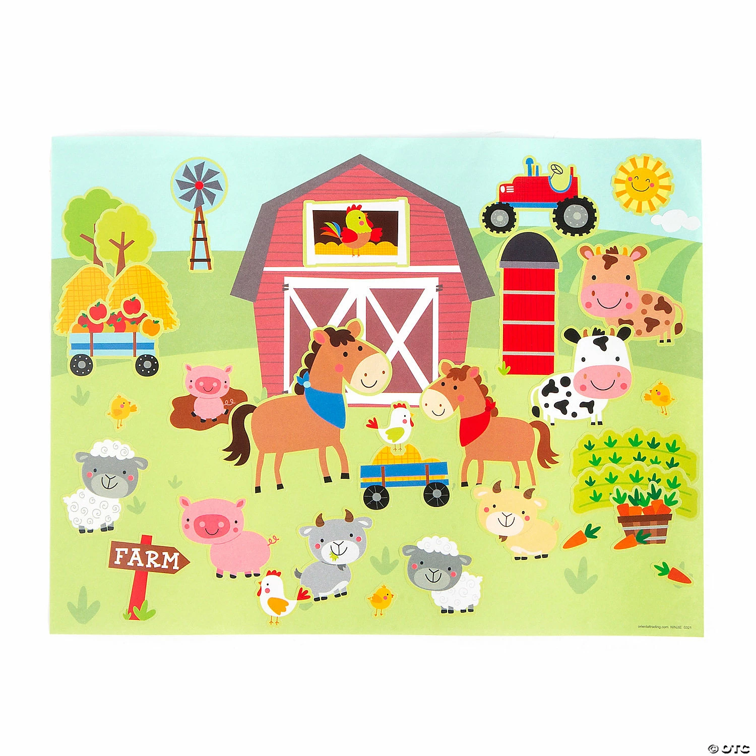 Best Pirce ๐ Farm Sticker Scenes - 12 Pc. ๐ 1 Best Pirce ๐ Farm Sticker Scenes - 12 Pc. ๐