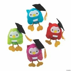 Cheapest 😀 Graduation Stuffed Owls - 12 Pc. 🔔