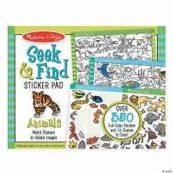 Animal toys Shop 3 Deals 🤩 Melissa & Doug® Seek & Find Animals Sticker Pad 🔥