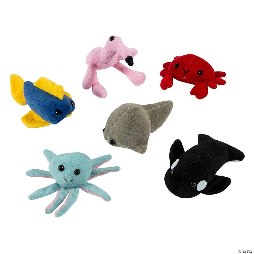 Best Pirce ๐ Mini Tropical Water Creatures Stuffed Animals - 12 Pc. โค๏ธ 1 Best Pirce ๐ Mini Tropical Water Creatures Stuffed Animals - 12 Pc. โค๏ธ
