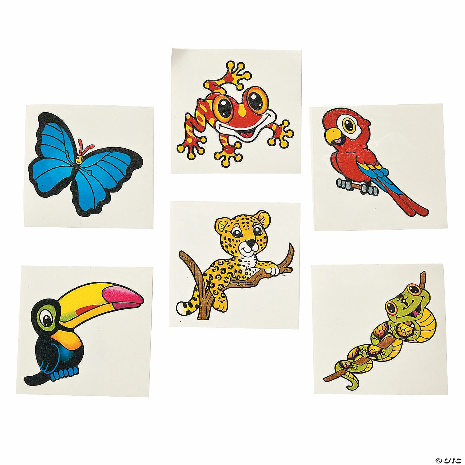 Best Sale 😍 Rainforest Friends Temporary Tattoos - 72 Pc. 👍 1 Best Sale 😍 Rainforest Friends Temporary Tattoos - 72 Pc. 👍