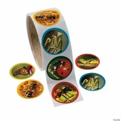 Top 10 👍 Realistic Bug Sticker Roll - 100 Pc. 👏