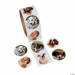 Coupon 💯 Realistic 🐶 Dog Sticker Roll - 100 Pc. 😍