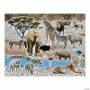 Best Pirce 🎉 Realistic Safari Sticker Scenes - 12 Pc. ⌛