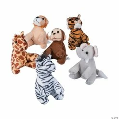 Flash Sale 🥰 Sitting Stuffed Zoo Animals - 12 Pc. 👏