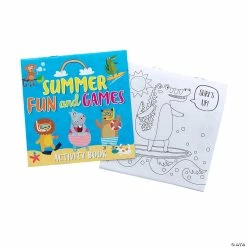 Cheapest 🎁 Summer Fun & Games Activities Books - 24 Pc. 🔔