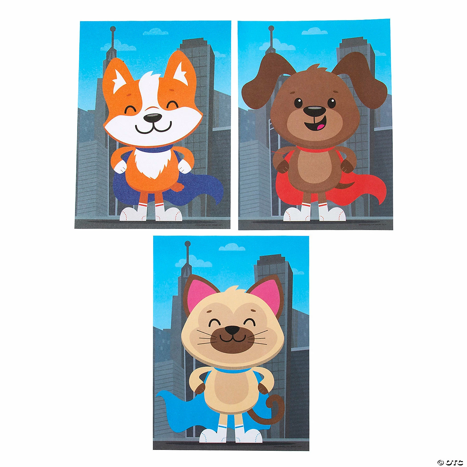 Hot Sale ๐ Superhero Animals Sticker Scenes - 12 Pc. ๐ 2 Hot Sale ๐ Superhero Animals Sticker Scenes - 12 Pc. ๐ - Image 2