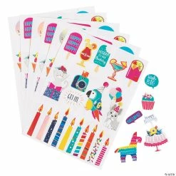 Coupon ✔️ Toucan & Parrot Party Stickers - 6 Pc. 🔥