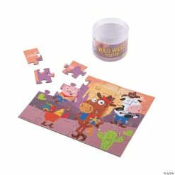 Deals 👍 Western Animals Puzzles - Set of 12 ⌛