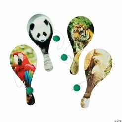 Flash Sale 🌟 Wildlife Paddleball Games - 12 Pc. ⭐