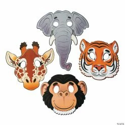 Animal toys Shop 29 Cheapest 🎁 Zoo Animal Masks- 12 Pc. 🌟